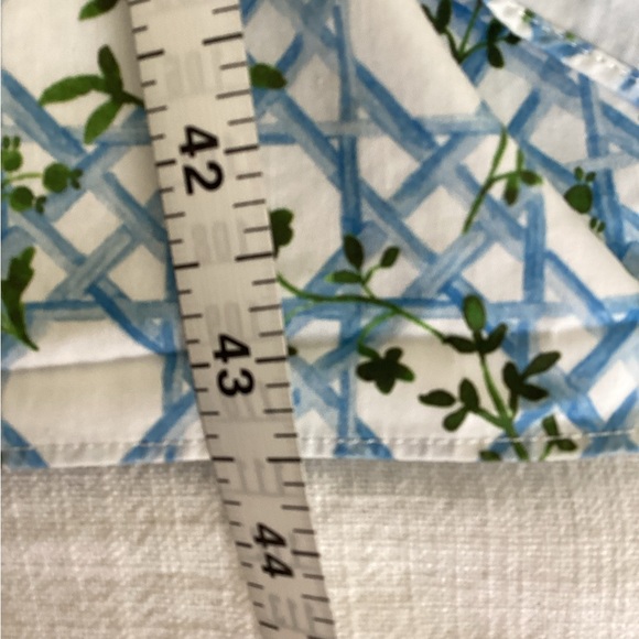 Hill House Home The Ellie Nap Dress Blue Basketweave Vine Size XS - Picture 13 of 14